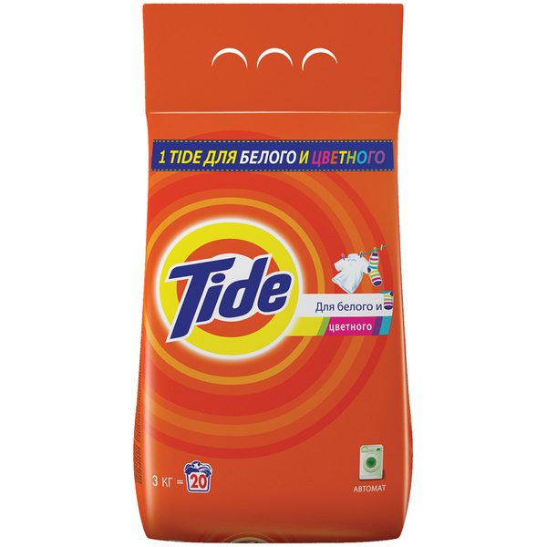 Стиральный порошок для машинной стирки Tide Color, 3кг - фото