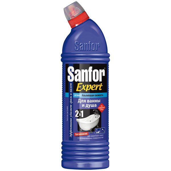 Чистящее средство Sanfor Expert. Альпийская свежесть, для ванн, 750мл - фото