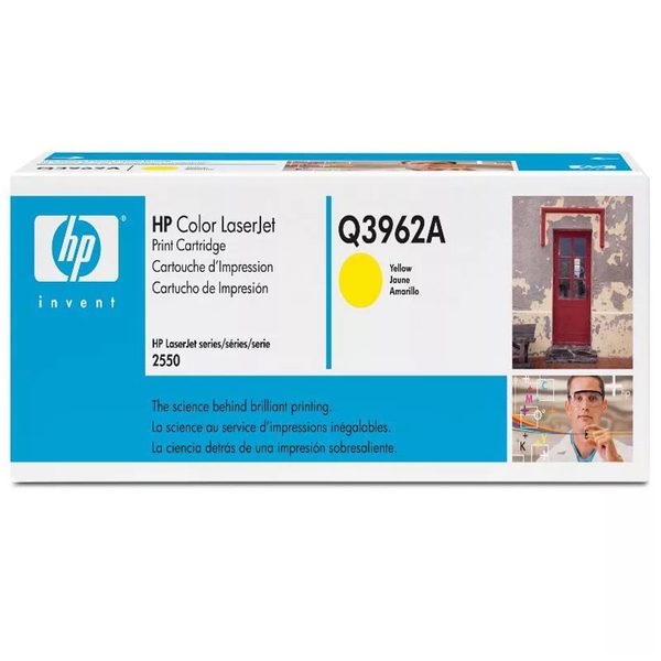 Картридж ориг. HP Q3962A желтый для Color LJ 2550/2820/2840 (4000стр) - фото