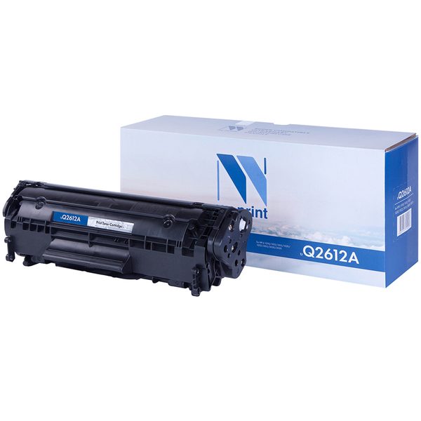 Картридж совм. NV Print Q2612A (№12A) черный для HP LJ 1010/1012/1015/1018/1020/1022/3015/ (2000стр) - фото