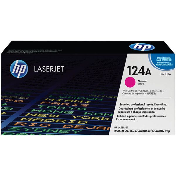 Картридж ориг. HP Q6003A пурпурный для Color LJ 1600/2600/2605/CM1015/CM1017 (2000стр) - фото