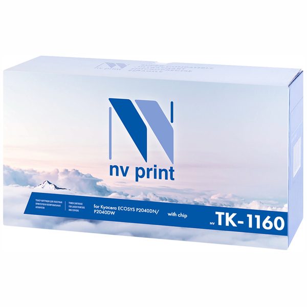 Картридж совм. NV Print TK-1160 черный для Kyocera P2040dn/P2040dw (7200стр) - фото