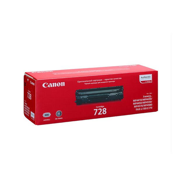 Картридж ориг. Canon 728 черный для Canon i-SENSYS MF-4410/4430/4450/4550d/4570dn (2100стр) - фото