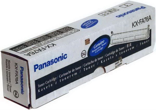 Тонер-картридж ориг. Panasoniс KX-FA76A черный для KX-FL501/502/503/521/523/FLB-753/758/FLM-553 (2K) - фото