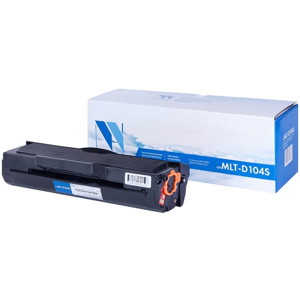 Картридж совм. NV Print MLT-D104S (№104) черный для Samsung ML-1660/1665/1667/SCX-3200/3205(1500стр) - фото