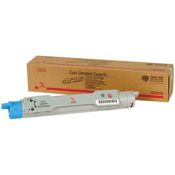 Тонер-картридж ориг. Xerox 106R00668 голубой для Phaser 6250 (4000стр) - фото