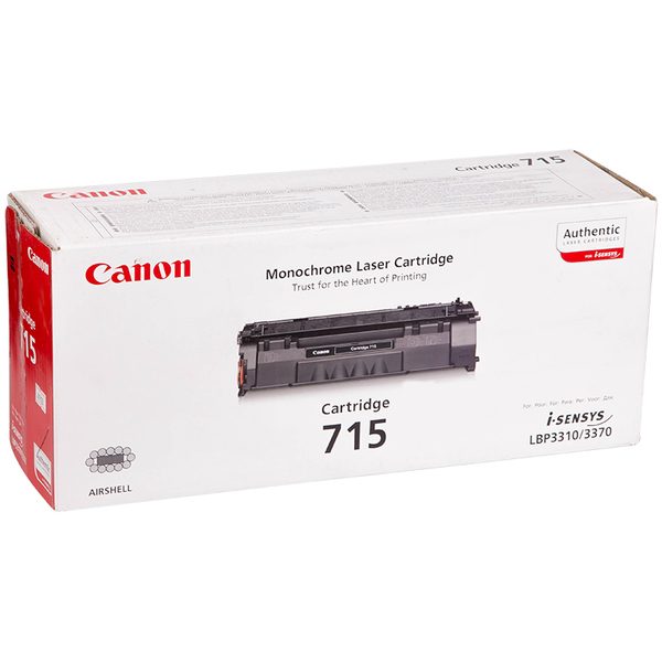 Картридж ориг. Canon 715 черный для Canon i-SENSYS LBP-3310/3370 (3000стр) - фото