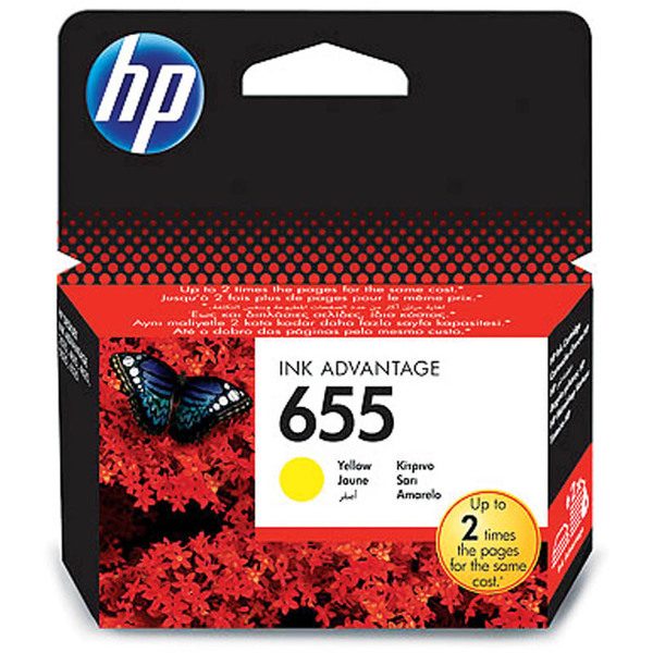 Картридж ориг. HP CZ112AE (№655) желтый для DeskJet IA 3525/4615/4625/5525/6525 (600стр) - фото