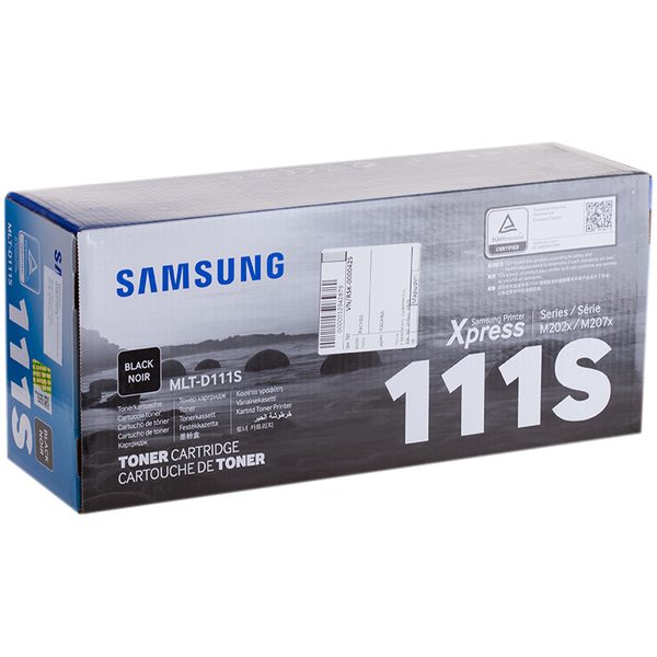 Картридж ориг. Samsung MLT-D111S черный для SL-M2020, SL-M2020W, SL-M2070, SL-M2070W (1000стр) - фото