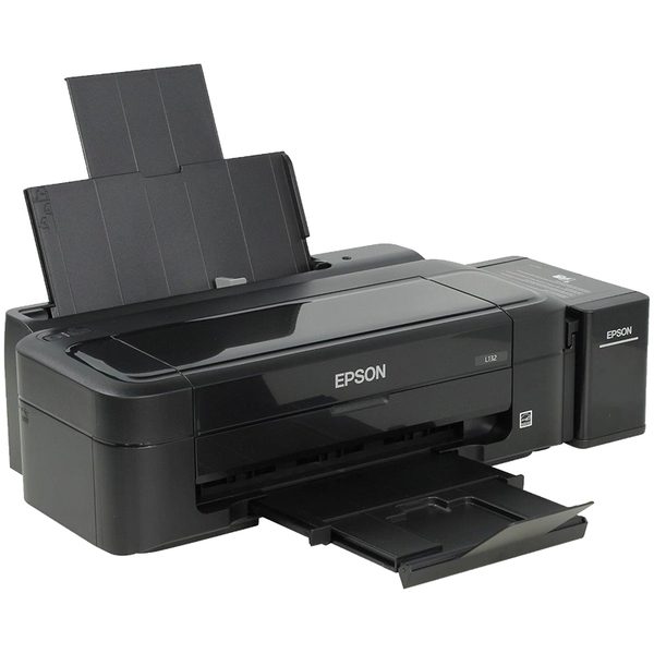 Принтер струйный Epson L132 (A4, 27/15ppm, 5760*1440dpi,  4цв., USB) - фото