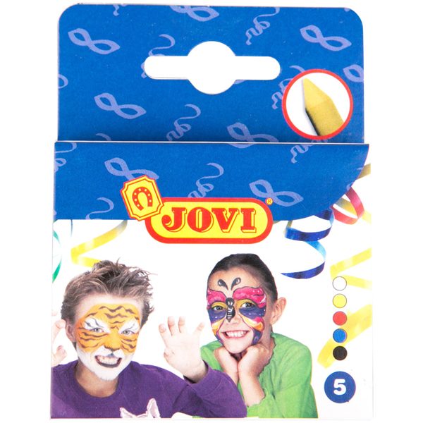 Грим-стик JOVI, 05 цветов, картон, европодвес - фото