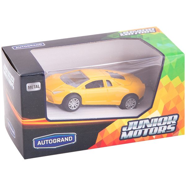 Машина игрушечная Italy Supercar гражданская, 1:48, инерционный механизм, ассорти,картонная короб. - фото