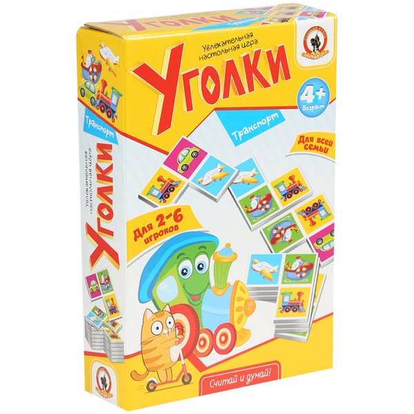 Игра настольная Русский стиль Уголки. Транспорт - фото