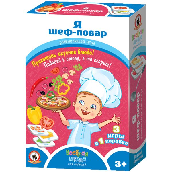 Игра настольная Русский стиль Я шеф-повар, картонная коробка - фото