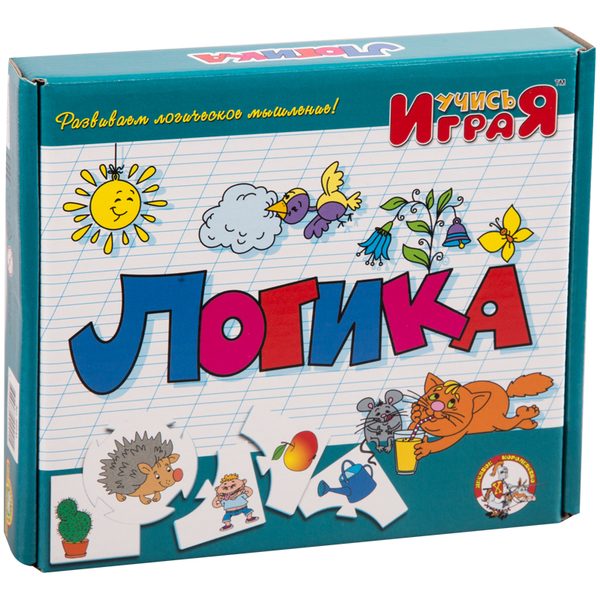 Игра обучающая Десятое королевство Учись играя. Логика, картонная коробка - фото