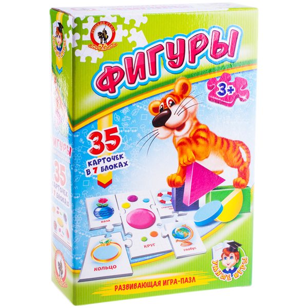 Игра настольная Русский стиль Умные игры. Фигуры, картонная коробка - фото