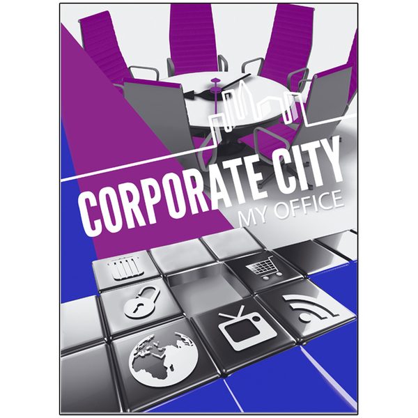Тетрадь 96л., А4, линия BG Corporate city - фото