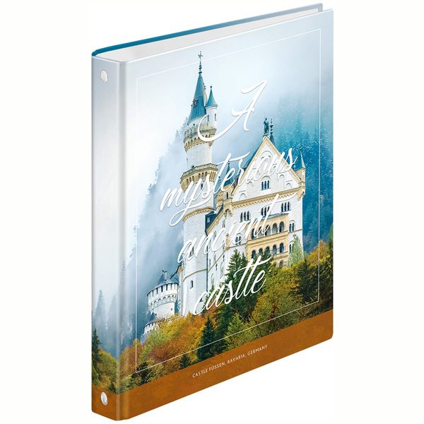 Тетрадь на кольцах А4, 100л., 7БЦ, ArtSpace Путешествия. Замки - фото