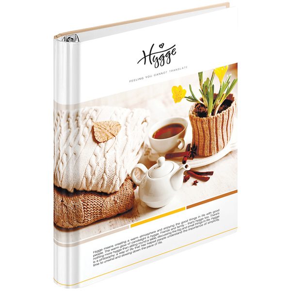 Тетрадь на кольцах А5, 120л., 7БЦ, ArtSpace Стиль. Hygge things, глянцевая ламинация - фото