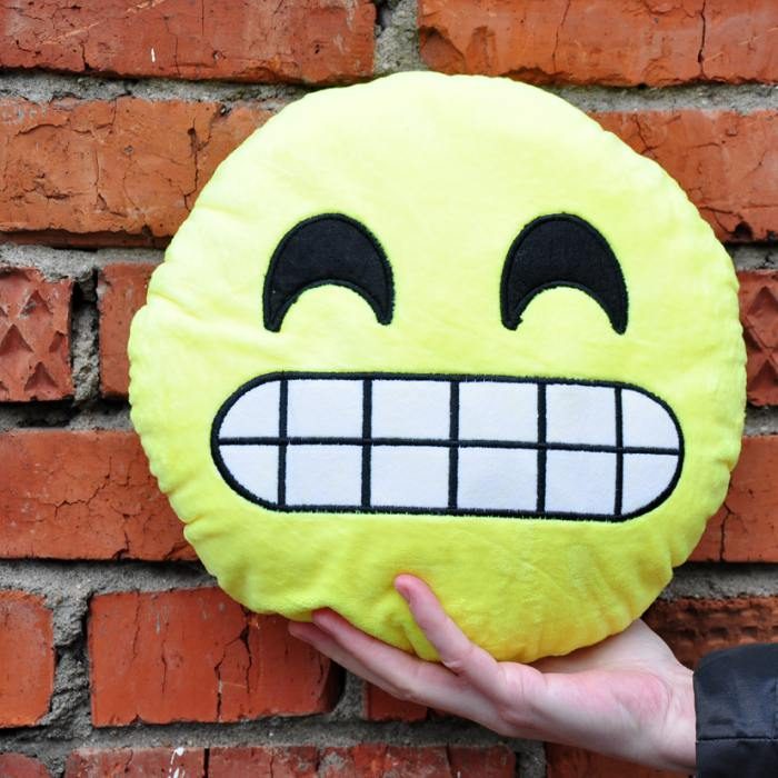 Подушка Emoji Awkward Emoji 27 см - фото