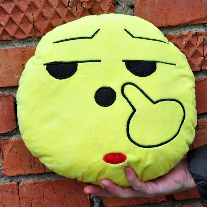 Подушка Emoji Unhappy 27 см - фото