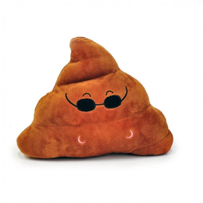 Подушка Emoji Sunglasses Poop Emoji 35 см - фото