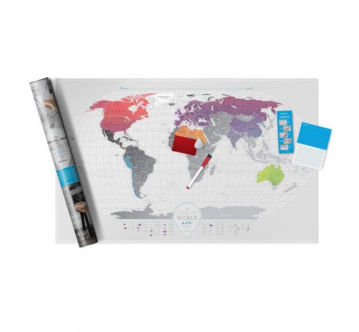Скетч-карта Travel Map AIR World - фото