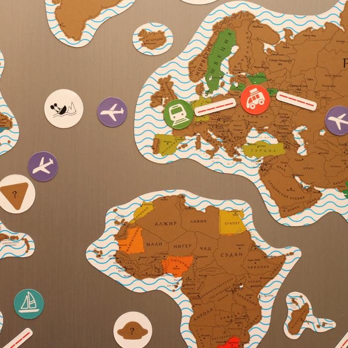 Карта True Map Puzzle (Gold) - фото