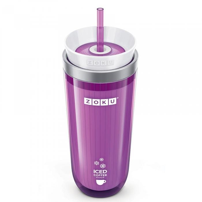 Стакан для охлаждения напитков Iced Coffee Maker фиолетовый - фото
