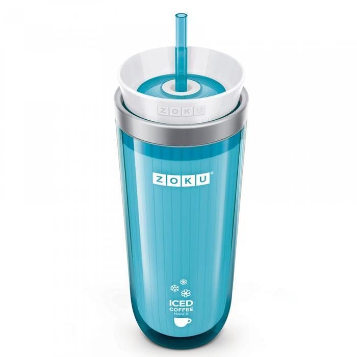 Стакан для охлаждения напитков Iced Coffee Maker голубой - фото