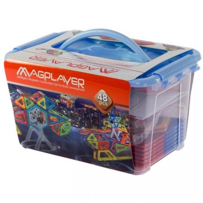 Магнитный 3D конструктор MagPlayer MPT-48 - фото
