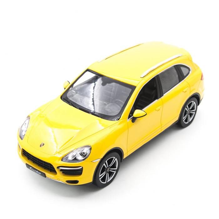 Радиоуправляемая машина Rastar Porsche Cayenne Turbo Yellow 1:14 - фото