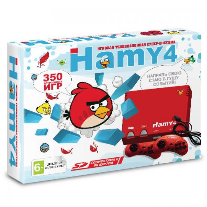 Sega - Dendy Hamy 4 (350-in-1) Angry Birds Red - фото