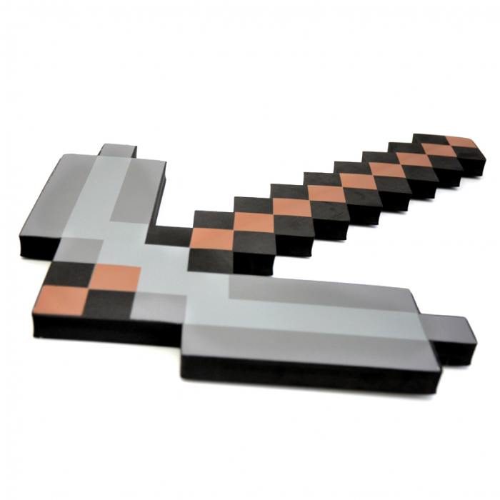 Железная кирка Minecraft - фото