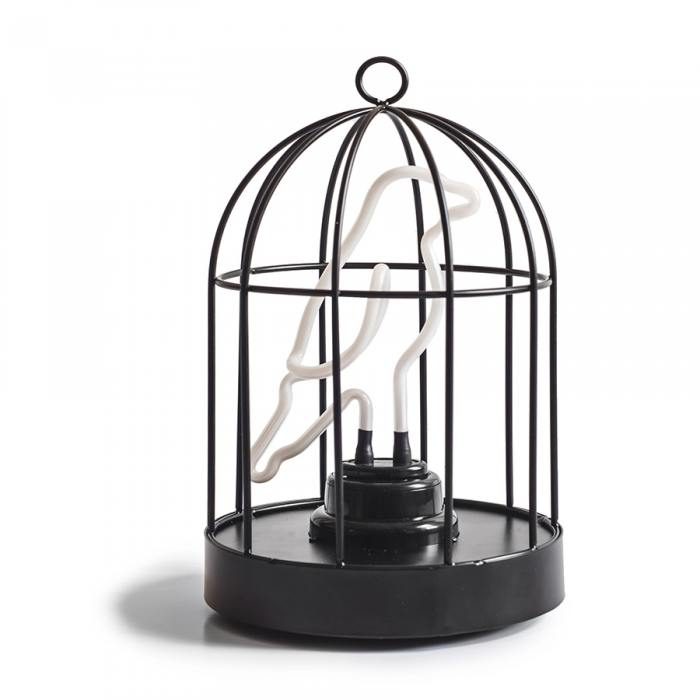 Светильник нео Bird in a cage - фото