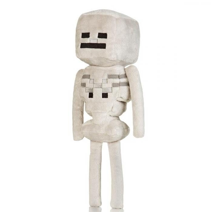 Плюшевая игрушка Minecraft Майнкрафт Skeleton Plush (25 см) - фото