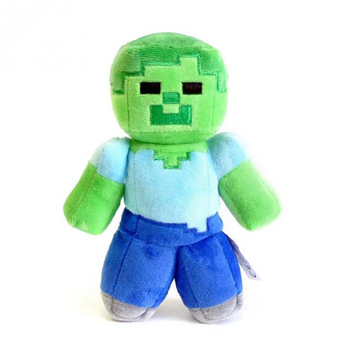 Плюшевая игрушка Зомби Minecraft 15 см - фото