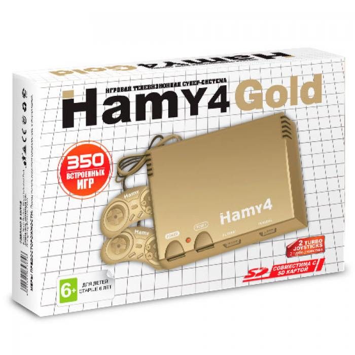 Sega - Dendy Hamy 4 (350-in-1) Gold Classic - фото