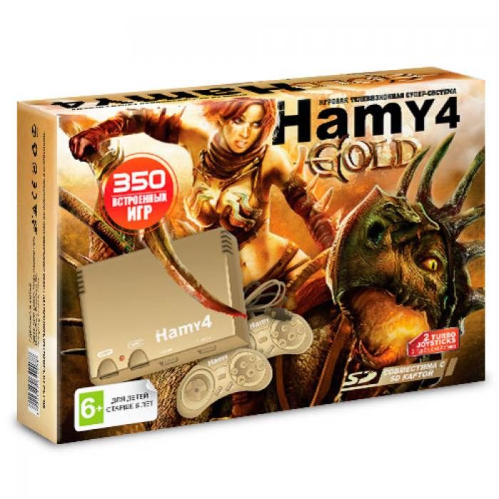 Sega - Dendy Hamy 4 (350-in-1) Gold - фото