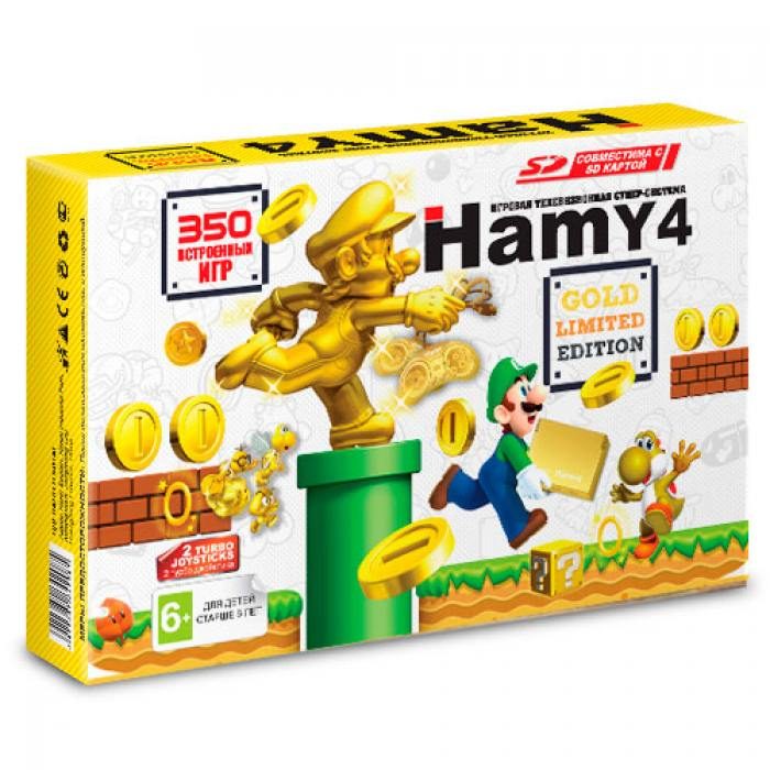 Sega - Dendy Hamy 4 (350-in-1) Gold Mario-Edition - фото
