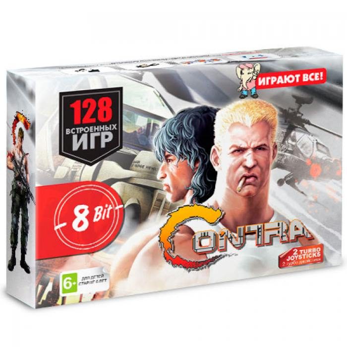 Приставка Dendy 8-bit «Contra (128-in-1)» - фото