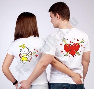 Футболки парные Funny Angel - фото