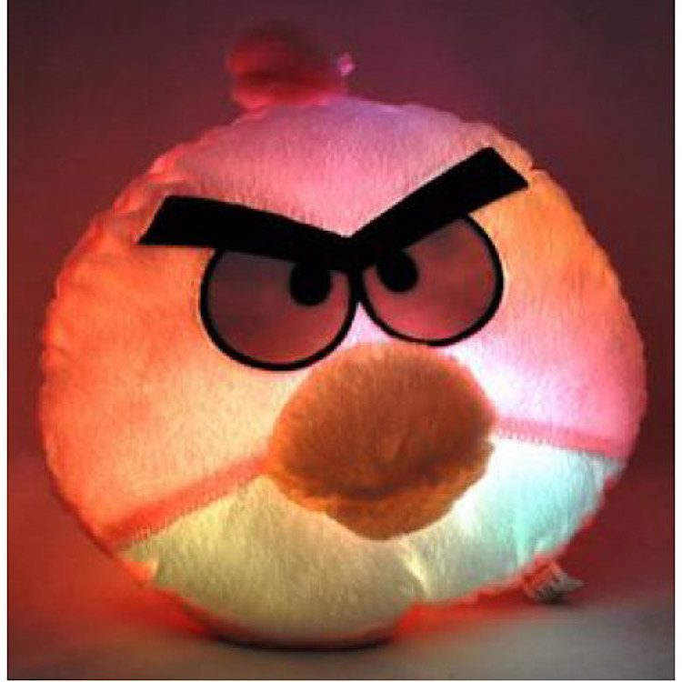 Подушка с подсветкой Angry Birds - фото