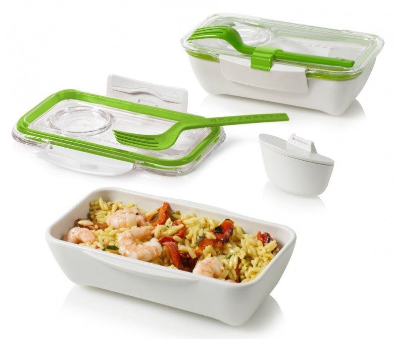 Ланч-бокс Bento Box лайм - фото