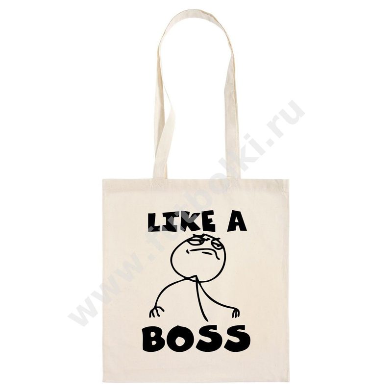 Сумка шоппер Like a boss - фото