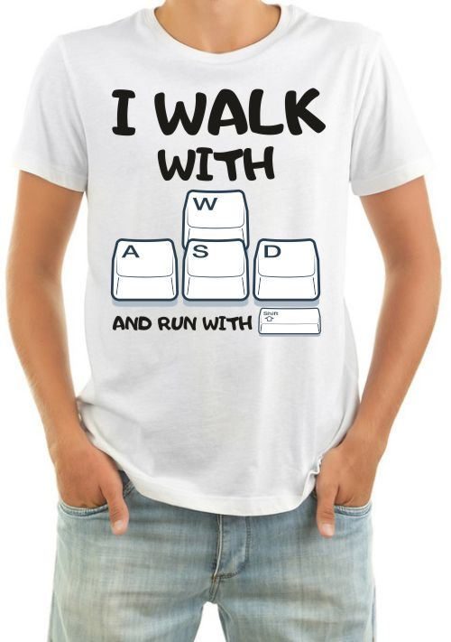 Футболка мужская I walk - фото