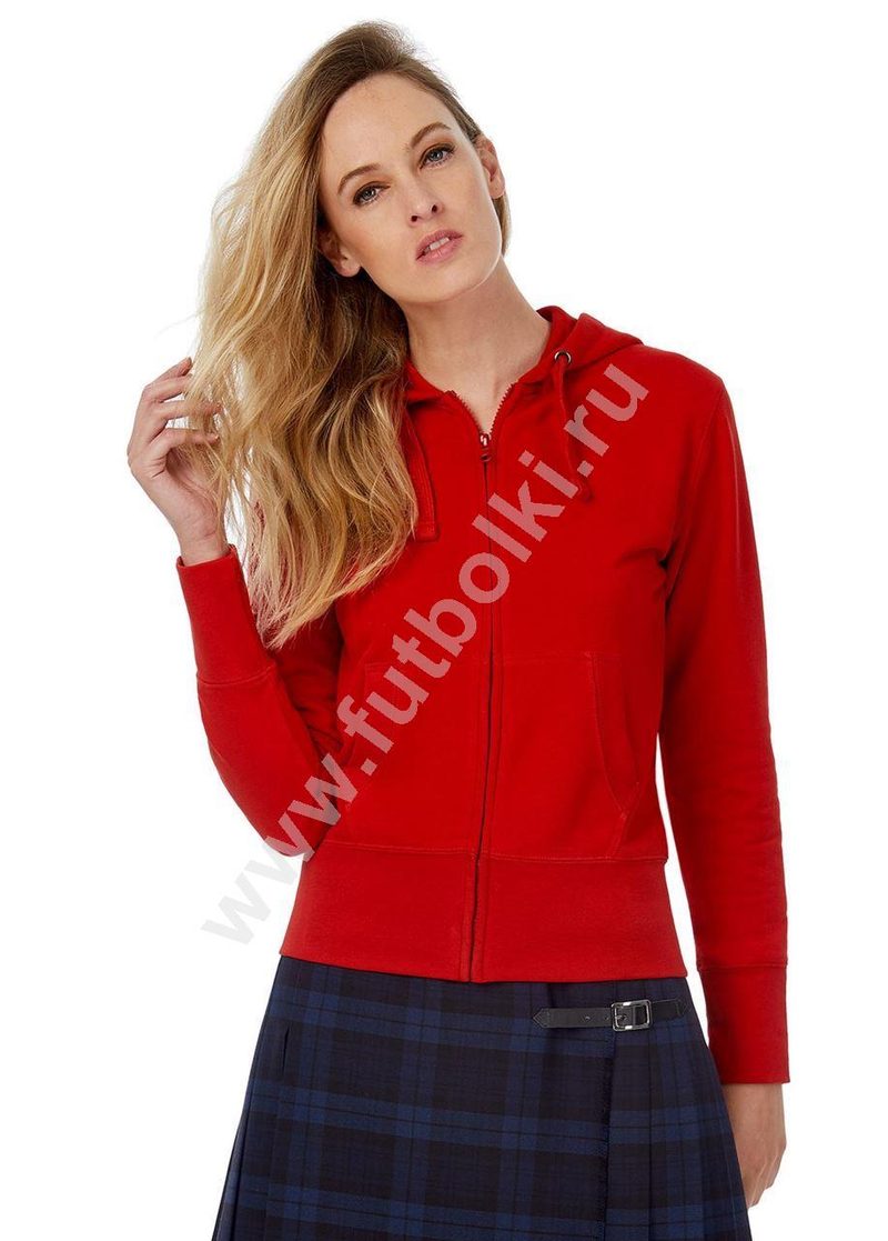 Толстовка женская Hooded Full Zip, 4 цвета - фото