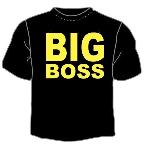 Футболка мужская Big boss - фото