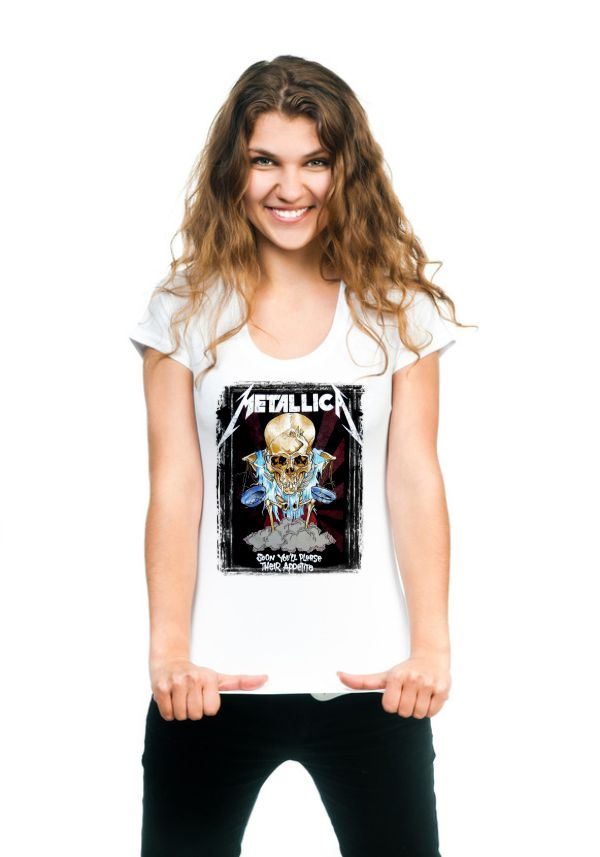 Футболка женская Metallica, soon you\ll please - фото