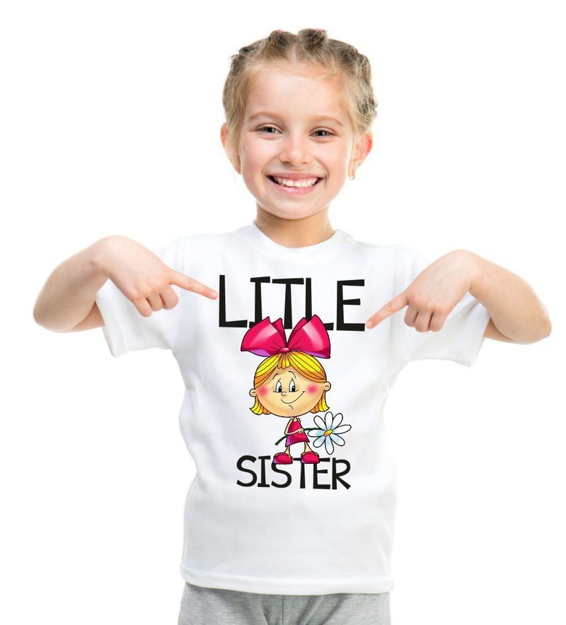 Футболка детская Litle sister - фото